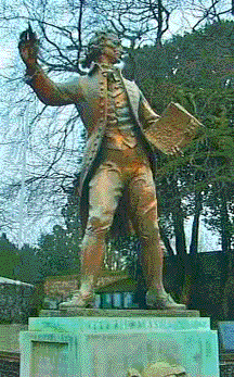Thomas Paine (1737-9am, June 8, 1809). Click image to go to the Community Spirit page. Photos: Stephen Bennett, Feb. 2009